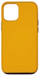 Coque pour iPhone 13 Gamboge Jaune moutarde Simple Uni Couleur unie