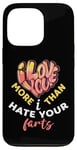 iPhone 13 Pro Valentine's Day I Love You More Than I Hate Your Farts Case