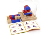 Viga Toys Viga Träbyggnadsspel 3D Montessori Blocks