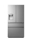 Hisense Rf728N4Sase Pureflat 90Cm French Door, Water And Ice, American Fridge Freezer - Stainless Steel