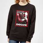 Avengers Endgame Ant-Man Poster Women's Sweatshirt - Black - XS