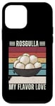 Coque pour iPhone 12 mini Rosgulla Vintage My Flavor Love Retro Rosgulla Food Lover