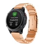 Garmin Fenix ​​5S Steel klockarmband, 20mm - Roséguld