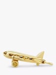 Milton & Humble Jewellery Pre-Loved 9ct Yellow Gold Aeroplane Charm, Dated 1958