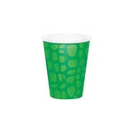 Creative Converting PC350516 Gobelets en carton pour fête d'anniversaire Motif alligator Vert 255 ml