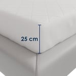 Protège Matelas 180x200 Cm Imperméable - Drap Housse Fibre De Bambou, Doux, Respirant, Hypoallergénique