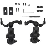 Tactical Headset Holder Helmet-Mounted Accessory Rail Adaptor Kit7305