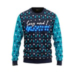 JAP Pull de Noël avec lumières LED - Sexy and I Glow it - Une Tenue Parfaite sans gratter - 912-XL