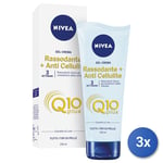 3x Nivea Body Firming Q10 200 Ml. Anti-cellulite Gel 88151