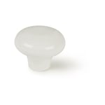 Bouton de meuble Style classique en porcelaine Finition blanche Mesures 323225mm Système de fixation vissé Comprend des vis M4 1 unité