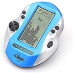 Joueurs De Jeux Portables Tetris Classiques, Jeux Électroniques Pour Enfants Jeux Console De Jeux À Led Construite En 26 Jeux (Bleu)