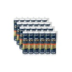 24 Cartouches MSP108 Bostik mastic de fixation Hautes performance Multi Matériaux Blanc