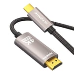 Convertisseur de câble USB Type-C vers HDMI,adaptateur pour MacPlePro Air,iPadPro,Samsung Galaxy,Pixelbook,XPS,TV,4K,60Hz UHD - Type Type C HDMI Cable-2m