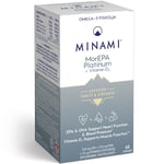 MINAMI Minami MorEPA Platinum 90% Omega-3 med D-vitamin 60 st