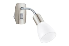 Plug-in Spotlight Eglo Dakar 3 - Krom/Vit Hall lampa Vit,Krom