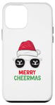 Coque pour iPhone 12 mini joyeux Cheermas, Pom-pom girl Noël