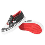 Vans Unisex Classic Slip-on Trainers, Hello Kitty Black/Red, 8 UK Child