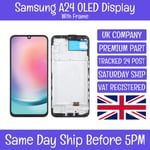 Samsung Galaxy A24 SM-A245 Replacement OLED LCD Screen Display Digitizer +Frame