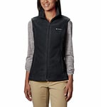 Columbia Women's Benton Springs Vest Fleece, Black, X-Small Petite