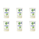 [Ref:3025661-6] DETTOL Lot de 6 Flacons de 250 ml Recharge Savon No Touch Aloe