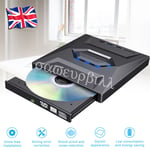 7in1 External USB 3.0 DVD CD RW Writer Drive Burner Reader Player For Laptop PC