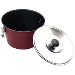 Ibili 356018 Moule à Pudding avec couvercle Venus 18 cm Aluminium