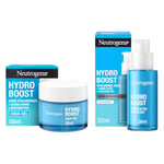 Neutrogena | Ensemble de Soin Complet Hydro Boost (2 produits) – Sérum Ultra Hydratant (flacon-pompe de 30 ml) + Aqua-Gel (pot de 50 ml)