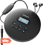 CD100  Rechargeable  Bluetooth  CD  Player |  12Hr  Portable  Playtime |  in  Ca