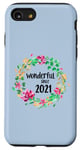 iPhone SE (2020) / 7 / 8 Wonderful Since 2021 4th Birthday Flower Born In 2021 Case