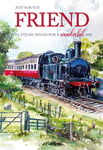 Just For You Friend Full Steam Ahead Birthday Card - Foil - Train Cherry Orchard