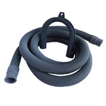 SOMATHERM FOR YOU L443-25 Hose Universal Drain Pipe with Removable Rear for évacutaion Water of a Washing Machine-Length 2.5 m, Gray, 2,5 m