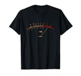 Vintage Audio Engineer Recording Studio Volume VU Meter T-Shirt