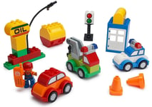 Play Build 52 Pc Car Creator & Combine Building Blocks Set Compatible with DUPLO