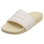 adidas Adilette Womens Off White Slide Sandals - 6 UK