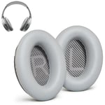 Premium ear cushion pads compatible with  Bose QC35 and QC35 II headphones Grey