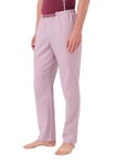 Emporio Armani Men's Emporio Armani Men's Trousers Yarn Dyed Woven Pyjamas Sweatpants, Burgundy/white stripe, M UK