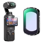 K&F Concept Filtre Natural Night Contre La Pollution Lumineuse Compatible avec DJI OSMO Pocket 3 et Film de Protection