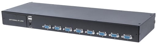 INTELLINET Modular 8-Port VGA KVM Switch F-FEEDS