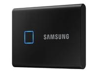 Samsung T7 Touch MU-PC500K - SSD - chiffré - 500 Go - externe (portable) - USB 3.2 Gen 2 (USB-C connecteur) - AES 256 bits - noir