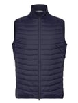 J. Lindeberg Holden Quilt Hybrid Vest Marinblå