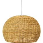 Privatefloor - Lampe de plafond en rotin - Lampe suspendue de stile Boho Bali - Kim Bois naturel