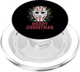 Merry Christmas Horror Fan Slasher 80s-Themed PopSockets PopGrip for MagSafe