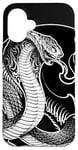 Coque pour iPhone 16 Cobra Snake x King Cobra Serpent