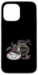 Coque pour iPhone 13 Pro Max Tasse à café et cafetière graphique