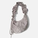 Damson Madder Women's Ruched Kidney Bag - Silver