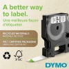 Dymo Mobile Labeler - Teip D1 12mmx3,5m Permanent Nylon sort/hvit S0718040 81808