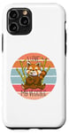 Coque pour iPhone 11 Pro Panda rouge bambou légumes mignon collation heureuse nature