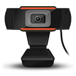 XIEJ Webcam HD 720p avec Microphone, webcams avec Clip Rotatif, caméra Web USB pour Ordinateur Portable de Streaming en Direct, pour Les appels vidéo