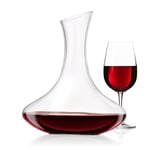 alpina Carafe Vin - Decanteur Aérateur à Vin pour le Vin - Carafe à Decanter Vin - Carafe à Vin 1,78 litres - Decanteur à Vin - Carafe à Vin Originale - Carafe à Vin Rouge