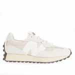 New Balance Mens 327 Trainers in White material_Suede - Size UK 11.5